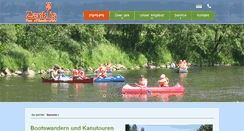 Desktop Screenshot of kanuverleih-zankl.de